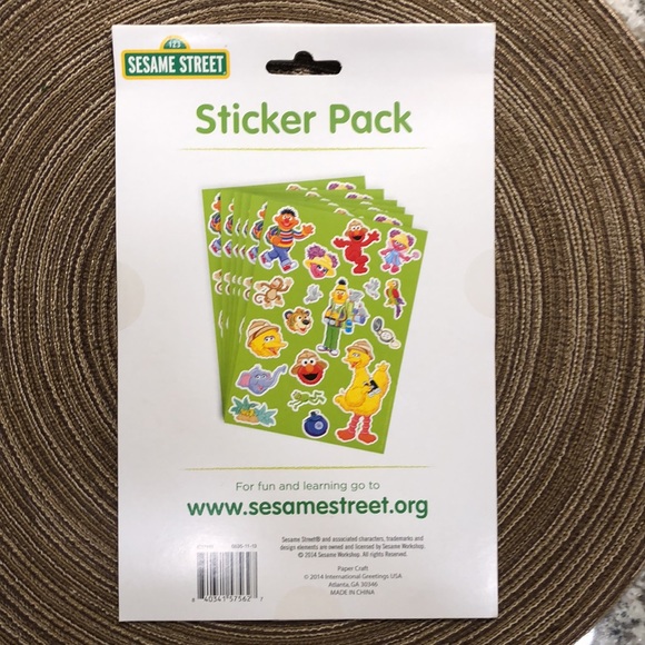 Sesame Street Sticker Pack - Picture 2 of 2